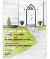 Church Open House Flyer