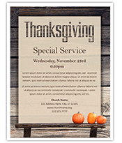 Thanksgiving Service Flyer
