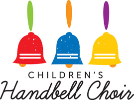 Bible Clip-Art for Kids with three handbell and CHILDREN'S HANDBELL CHOIR caption