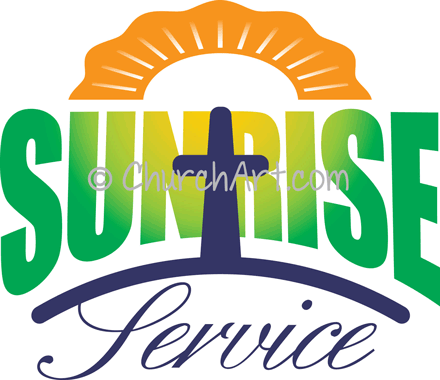 Religious Easter images for sunrise services