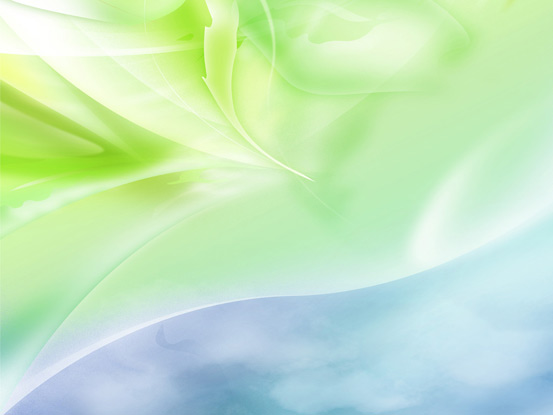 Blue and Green worship background with faint leaves