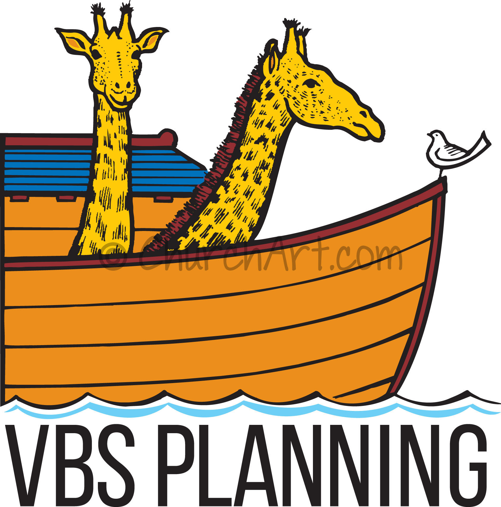VBS Planning image using Bible story characters