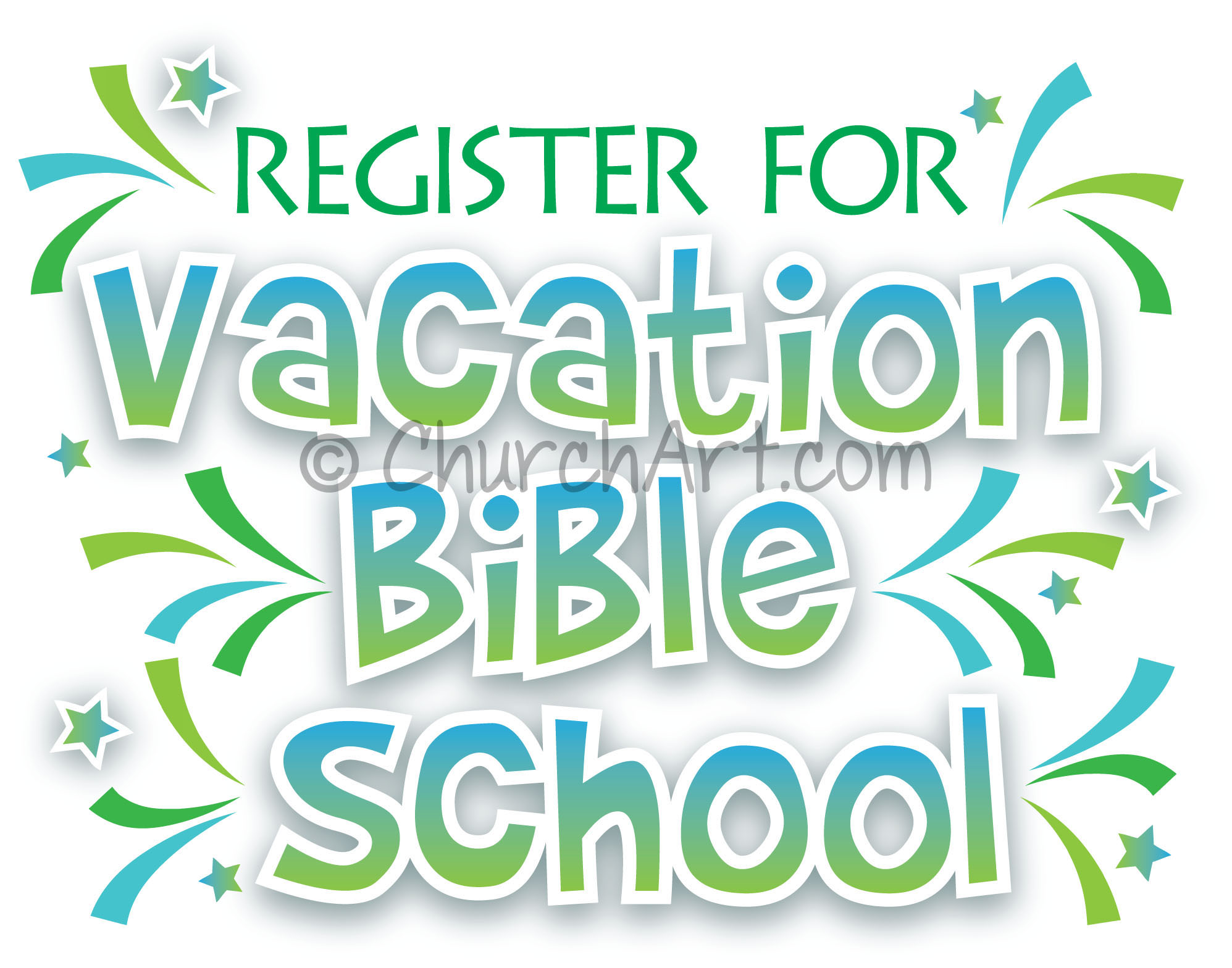 Clipart graphic for VBS registration