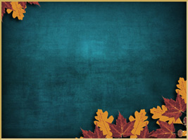 Yellow and Red Leaves on rich background, perfect for Fall and Thanksgiving Church Worship Services