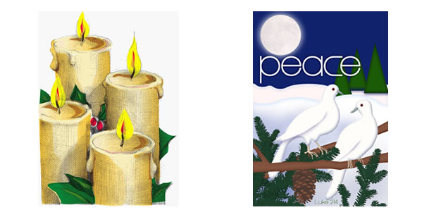 Advent bulletin covers for every church event