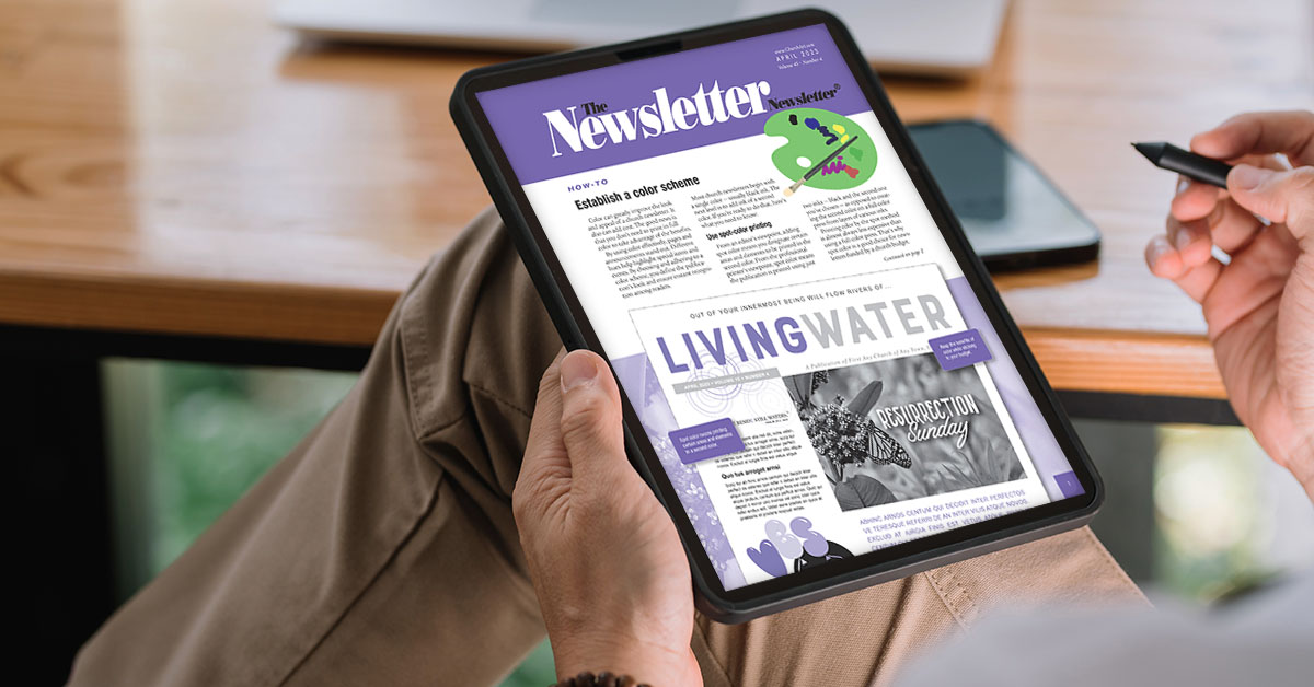 Simple yet practical advice on how to create the best church newsletters for your congregants.