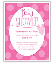 Baby Shower brochure template