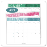 Church Art Printable Calendars Image