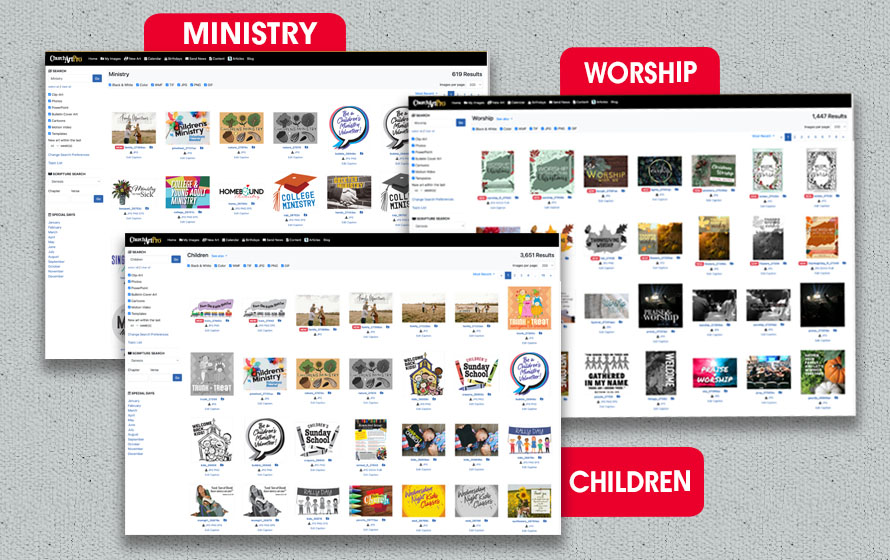 Download church graphics for any communication. | ChurchArt.com