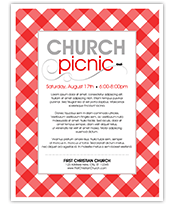 Church Picnic Flyer