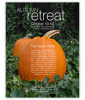 Fall Festival brochure template