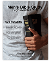Men's Bible Study Flyer