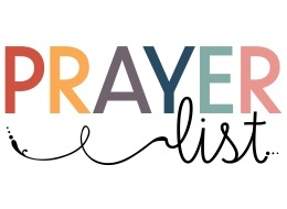 Clipart graphic Prayer List