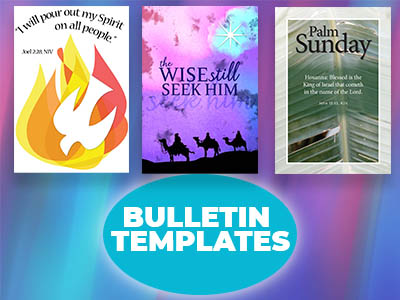 Clipart visuals will enhance your worship bulletins
