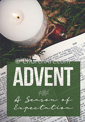 Worship announcement templates for advent