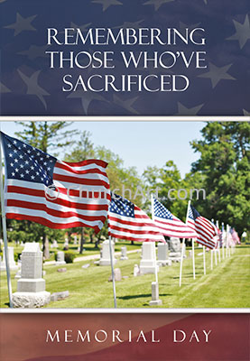 Special church service program templates for Memorial day remembrances