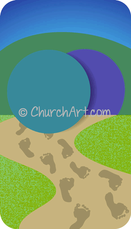 Easter celebration clip art for religious sunrise services