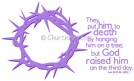 Crown of thorns of Jesus Easter Christian artwork