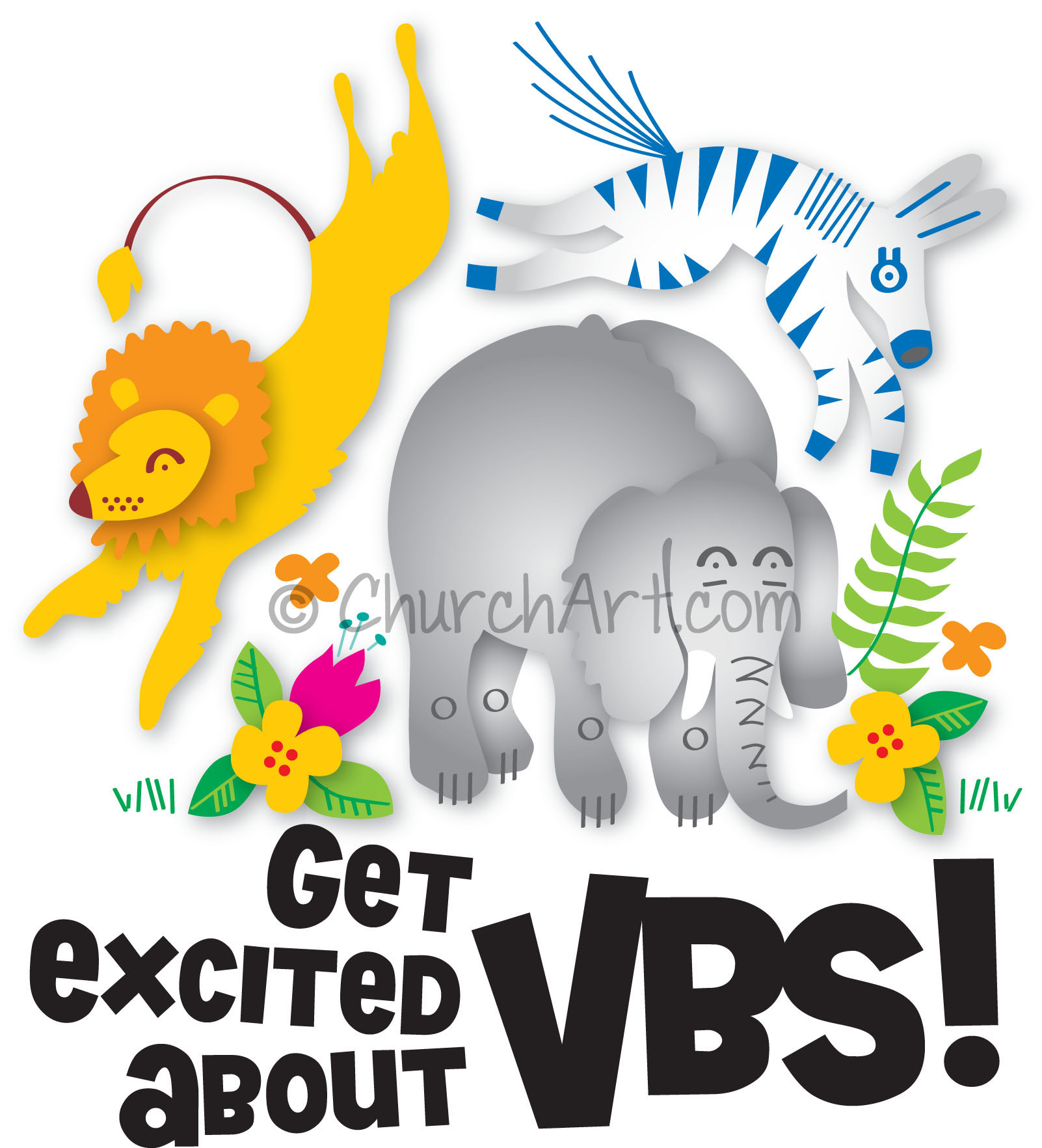 Get excited about VBS clipart for kids and adults
