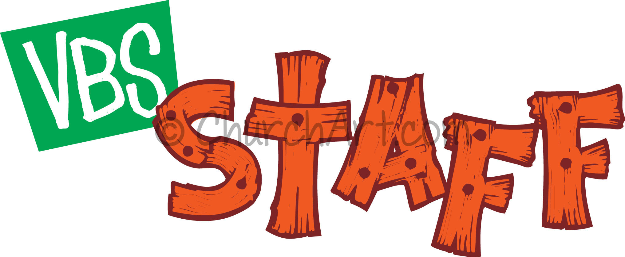 Vacation Bible School Staff and teacher clip-art image