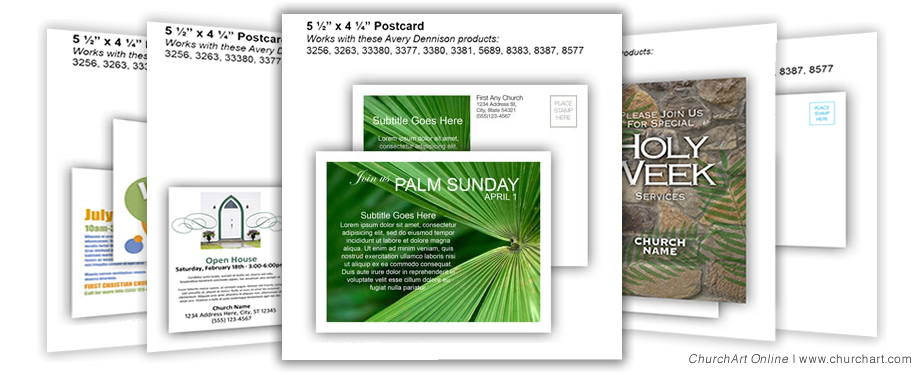 Palm Sunday Postcard