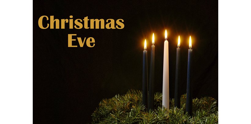 Christmas eve Advent wreath clipart