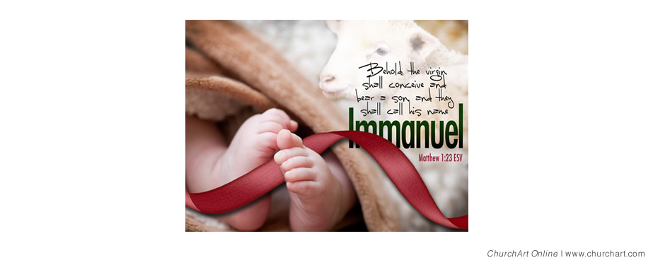 Immanuel Christian Christmas graphics