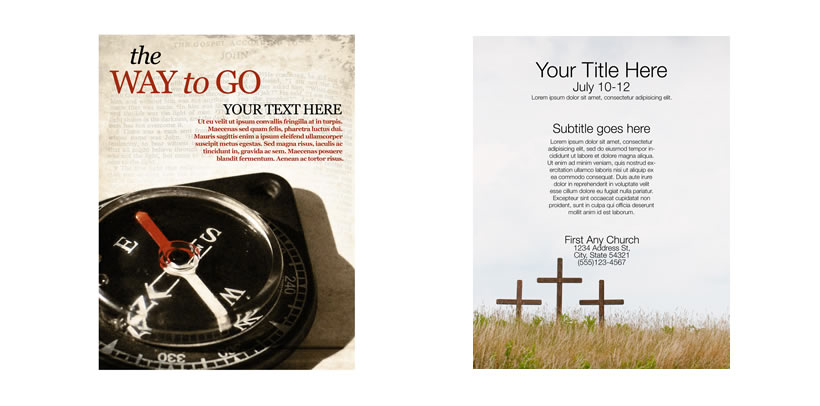 church flyer template Database