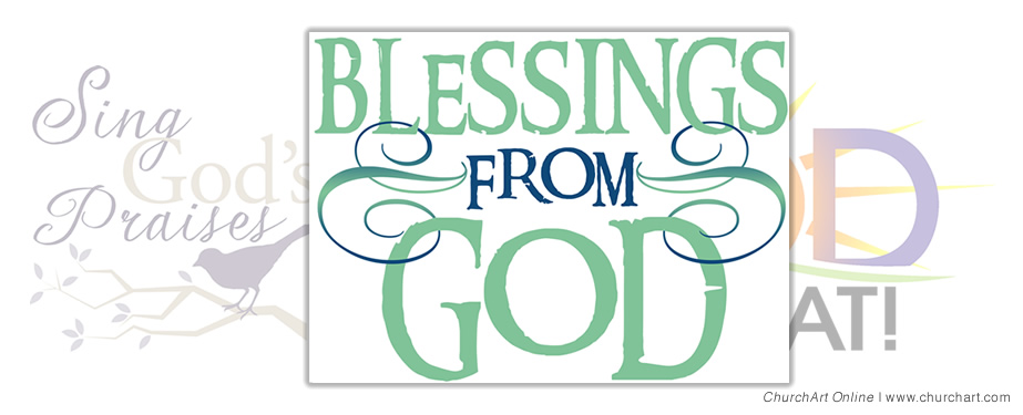 Blessings from God Clipart