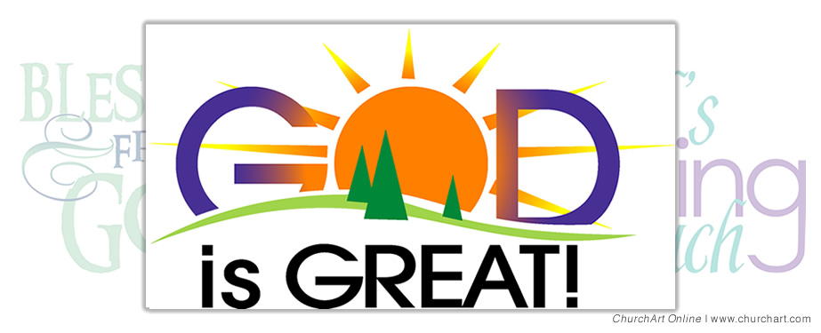 God is Great Clipart