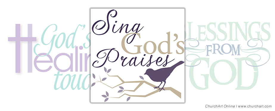 Sing God's Praises Clipart