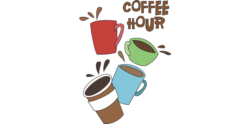 coffee hour church bulletin clip-art